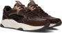 Notre-V Iva-30 Sneakers Dames Leren Sneaker Bruin - Thumbnail 3