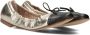 Notre-V 08-323 Ballerina's Ballarina Schoenen Instappers Dames Goud - Thumbnail 14