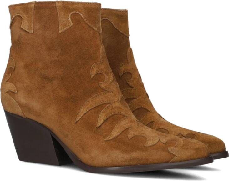 Notre-v Dames Enkellaarsjes Ar196 Brown Dames