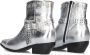 Notre-V As186 Enkellaarsjes Enkelboots met rits Dames Zilver - Thumbnail 13