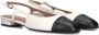 Notre-v Beige leren slingbacks voor dames White Dames - Thumbnail 15
