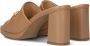 Notre-V Notre V 99920 Muiltjes Dames Camel - Thumbnail 9