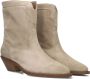 Notre-V 08-483 Cowboylaarzen Western Laarzen Dames Beige - Thumbnail 10