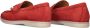 Notre-V 179 Loafers Nubuck Instapper Dames Rood - Thumbnail 14