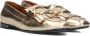 Notre-V 5648 Mocassins Instappers Dames Goud - Thumbnail 11