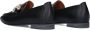Notre-V 6112 Mocassins Instappers Dames Zwart - Thumbnail 14
