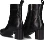 Notre-V 8543 Enkellaarsjes Enkelboots met rits Dames Zwart - Thumbnail 9