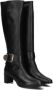 Notre-v Elegante zwarte leren laarzen Black Dames - Thumbnail 9