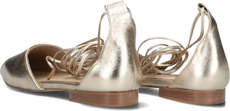 Notre-v Gouden Ballerina Schoenen Yellow Dames