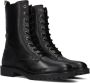 Notre-v Stijlvolle zwarte veterschoenen Black Dames - Thumbnail 9