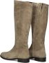 Notre-v Suède Hoge Laarzen in Taupe Beige Dames - Thumbnail 10
