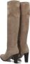 Notre-v Taupe Leren Hoge Laarzen voor Dames Beige Dames - Thumbnail 12