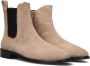Notre-v Taupe Suède Enkellaarzen Stijlvol Model Beige Dames - Thumbnail 10