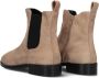 Notre-v Taupe Suède Enkellaarzen Stijlvol Model Beige Dames - Thumbnail 11