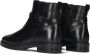 Notre-v Zwarte Enkelboots met Rits Black Dames - Thumbnail 12