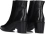 Notre-V At 156 Enkellaarsjes Enkelboots met rits Dames Zwart - Thumbnail 4