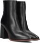 Notre-V 46936 Enkellaarsjes Enkelboots met rits Dames Zwart - Thumbnail 9