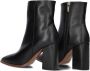 Notre-V 46936 Enkellaarsjes Enkelboots met rits Dames Zwart - Thumbnail 10