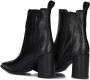Notre-V 33028 Enkellaarsjes Enkelboots met rits Dames Zwart - Thumbnail 11