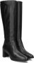 Notre-v Zwarte Leren Hoge Laarzen 8591 Black Dames - Thumbnail 9