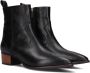 Notre-V 3231 Enkellaarsjes Enkelboots met rits Dames Zwart - Thumbnail 10