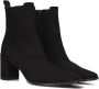 Notre-v Zwarte Suède Enkellaarzen Stijlvol Model Black Dames - Thumbnail 11