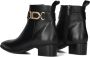 Notre-V 3254 Enkellaarsjes Enkelboots met rits Dames Zwart - Thumbnail 10
