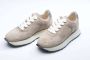 Nubikk Beige Bont Sneakers met Bruine Accenten Beige Dames - Thumbnail 3