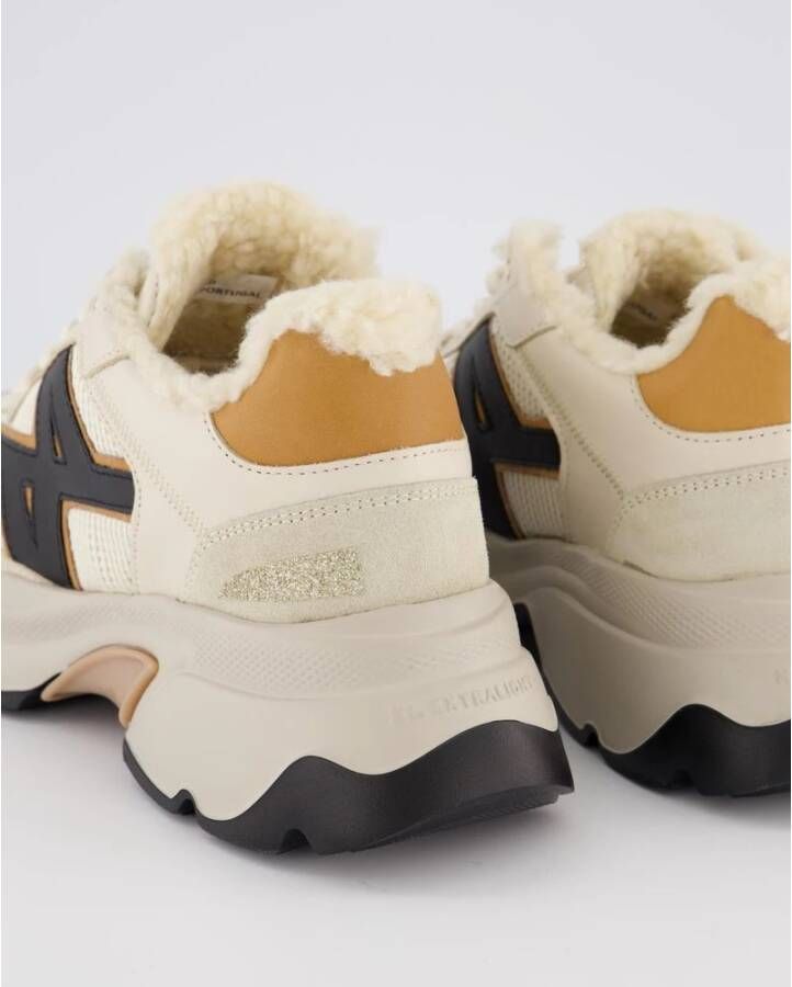 Nubikk Beige Bont Treklaarzen