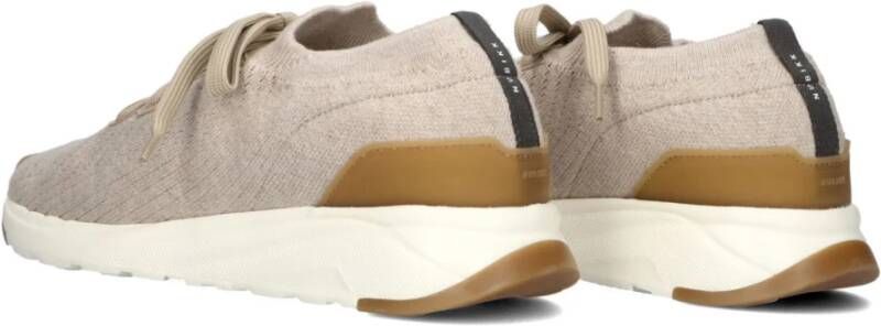 NUBIKK Lage Sneakers Heren Weston Knitto Maat: 42 Materiaal: Textiel Kleur: Beige - Foto 2