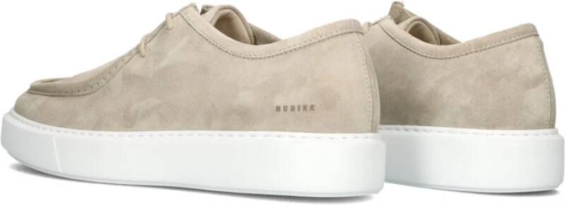 Nubikk Beige Lage Sneakers voor Heren