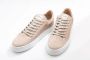 Nubikk Beige Nubuck Handgemaakte Sneakers Beige Heren - Thumbnail 3