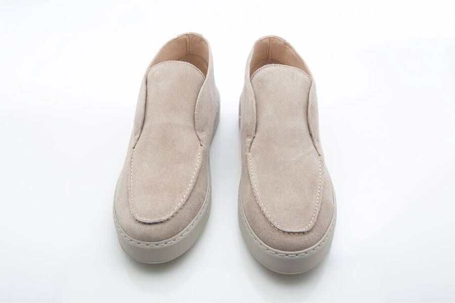 Nubikk Beige Suede High Loafer voor Heren Beige Heren