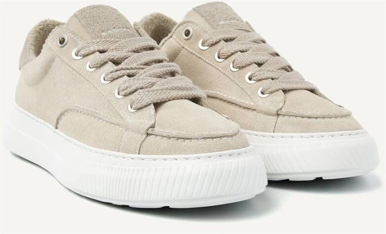 Nubikk Beige Suède Stijlvolle Caldera Schoenen Beige Heren