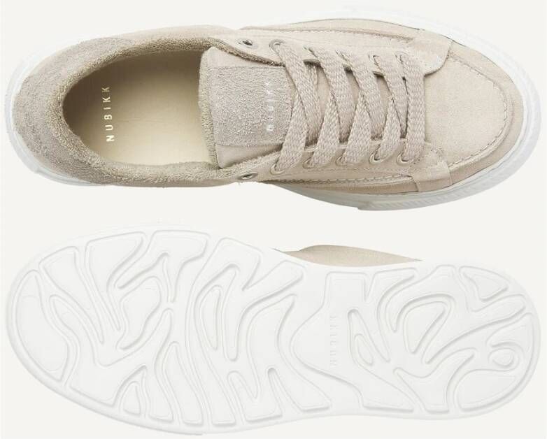 Nubikk Beige Suède Stijlvolle Caldera Schoenen Beige Heren