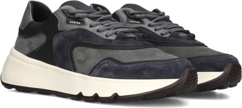 Nubikk Blauwe Leren Sneakers Luca Noa