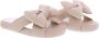 Nubikk Dian Bow Sliders Beige Dames - Thumbnail 2