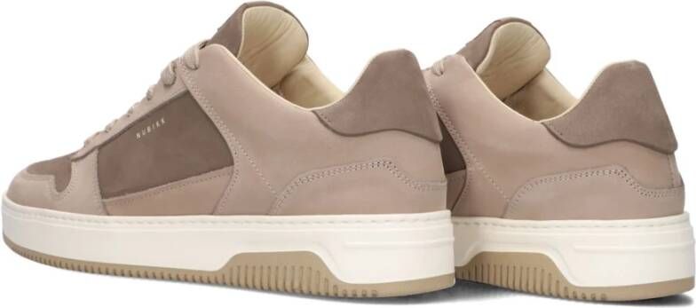 Nubikk Bruine Lage Sneakers voor Heren