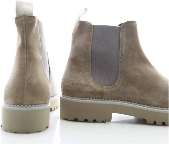 Nubikk Chunky Suede Chelsea Boot Beige Heren