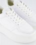 NUBIKK Lage Sneakers Dames Bayou Platform Maat: 39 Materiaal: Leer Kleur: Wit - Thumbnail 6