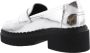 NUBIKK Loafers Dames Frankie Loafer Maat: 40 Materiaal: Leer Kleur: Zilver - Thumbnail 9