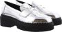 NUBIKK Loafers Dames Frankie Loafer Maat: 40 Materiaal: Leer Kleur: Zilver - Thumbnail 11