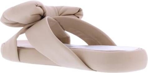 MM6 Maison Margiela Slippers & Mules Leather Mules in wit - Foto 3