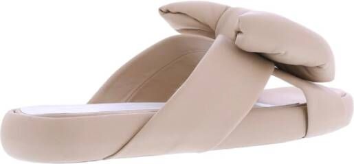 MM6 Maison Margiela Slippers & Mules Leather Mules in wit - Foto 4