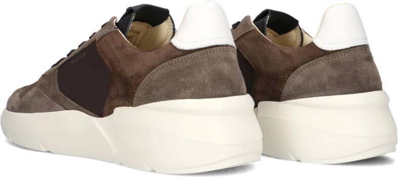 Nubikk Grijze Lage Sneakers voor Heren