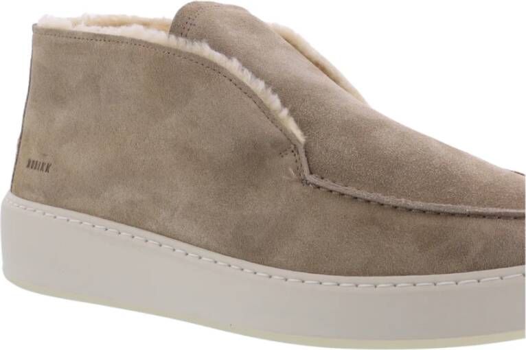 Nubikk Bont Loafer Beige Stijlvolle Schoenen