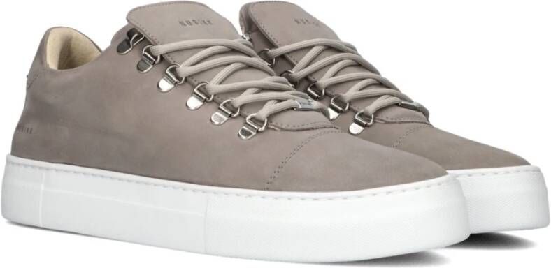 Nubikk Klassieke Heren Sneakers Grijs