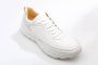 Nubikk Klassieke Leren Sneaker met Intrigerende Details White Heren - Thumbnail 2