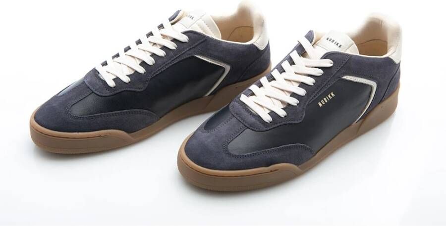 Nubikk Navy Blueberry Wing Sneakers Blue Heren