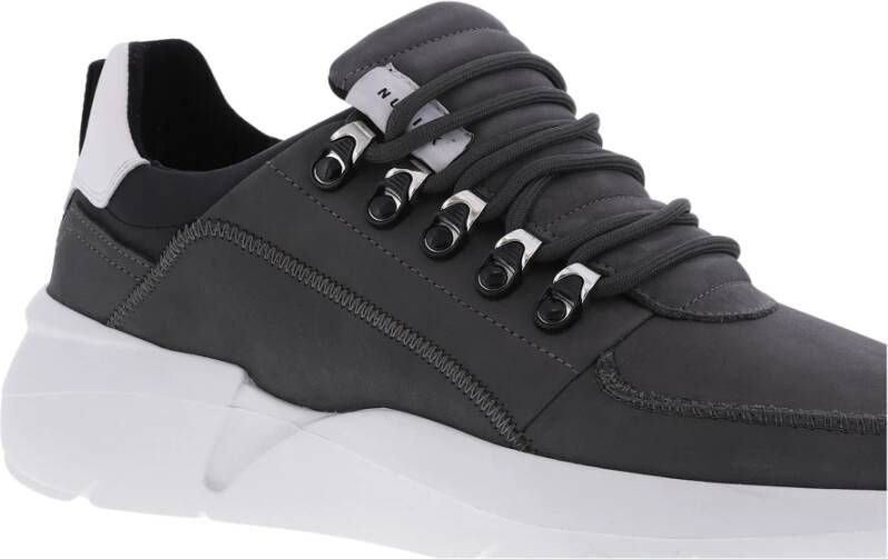 Nubikk Roque Roman Heren Sneakers Stijlvol en veelzijdig Grijs Heren